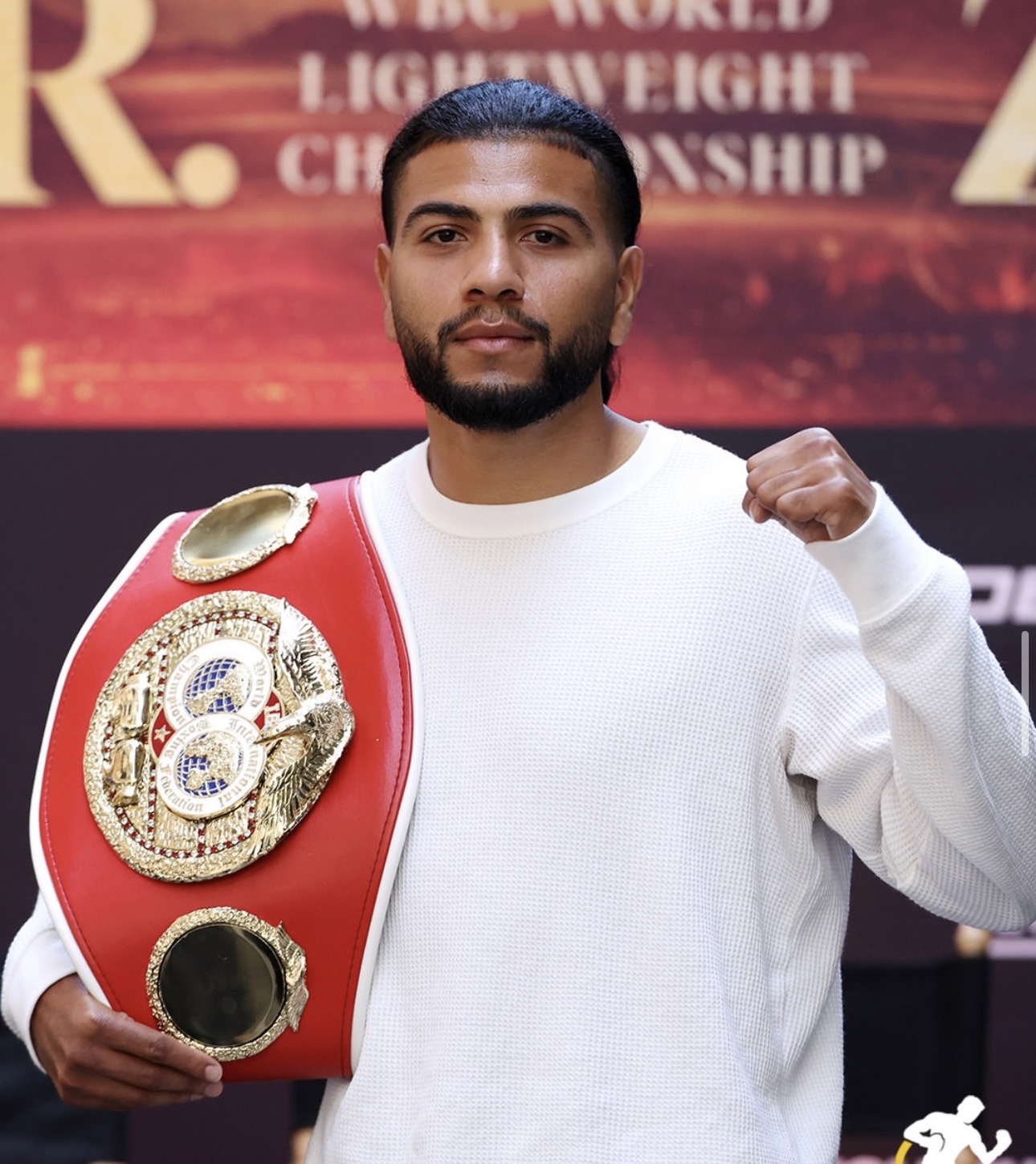 RGBA champion with world championship belt